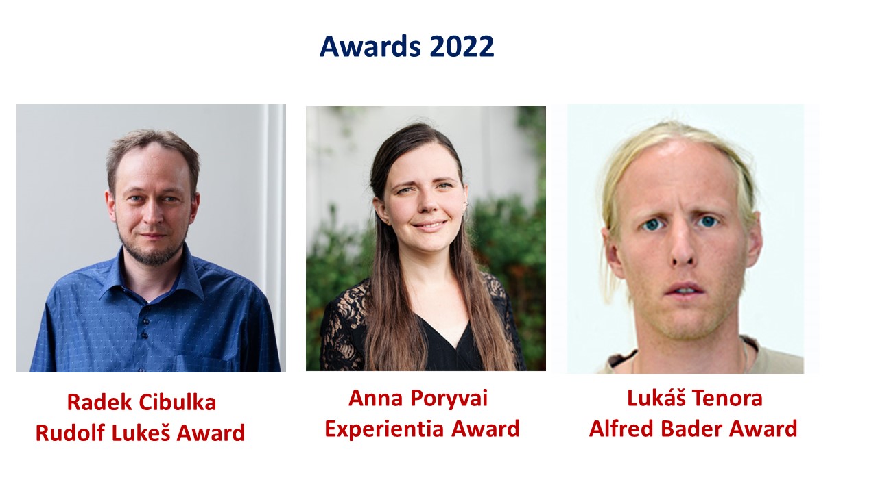 Noví držitelé cen ČSCH, OBFCH a Nadace Experientia