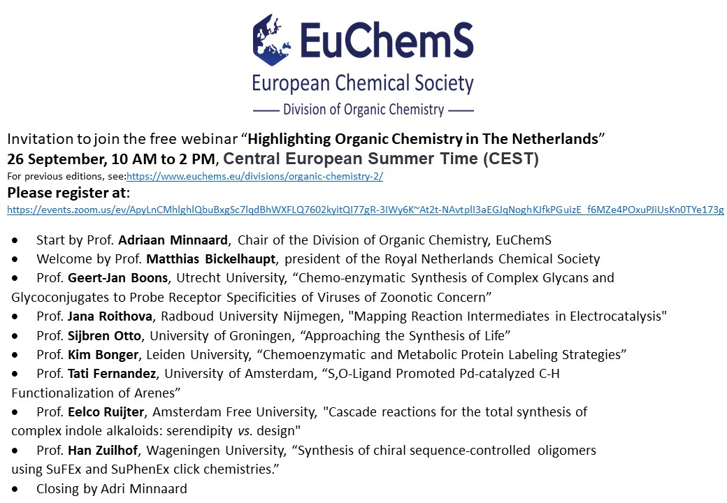 Organická chemie v Nizozemí
